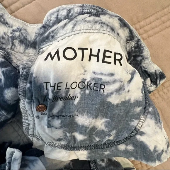 MOTHER The Looker Tie-Dye Skinny Jean - Picture 4 of 9